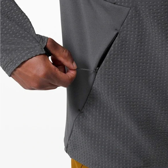 Lululemon Cold Terrain 3/4 Zip Graphite Grey (First Release) Size XL - Picture 4 of 9